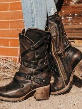 Freebird by Steven Cora Boots in Fark Brown Size 6
